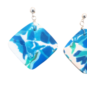 Diamond Dangle Earrings #3